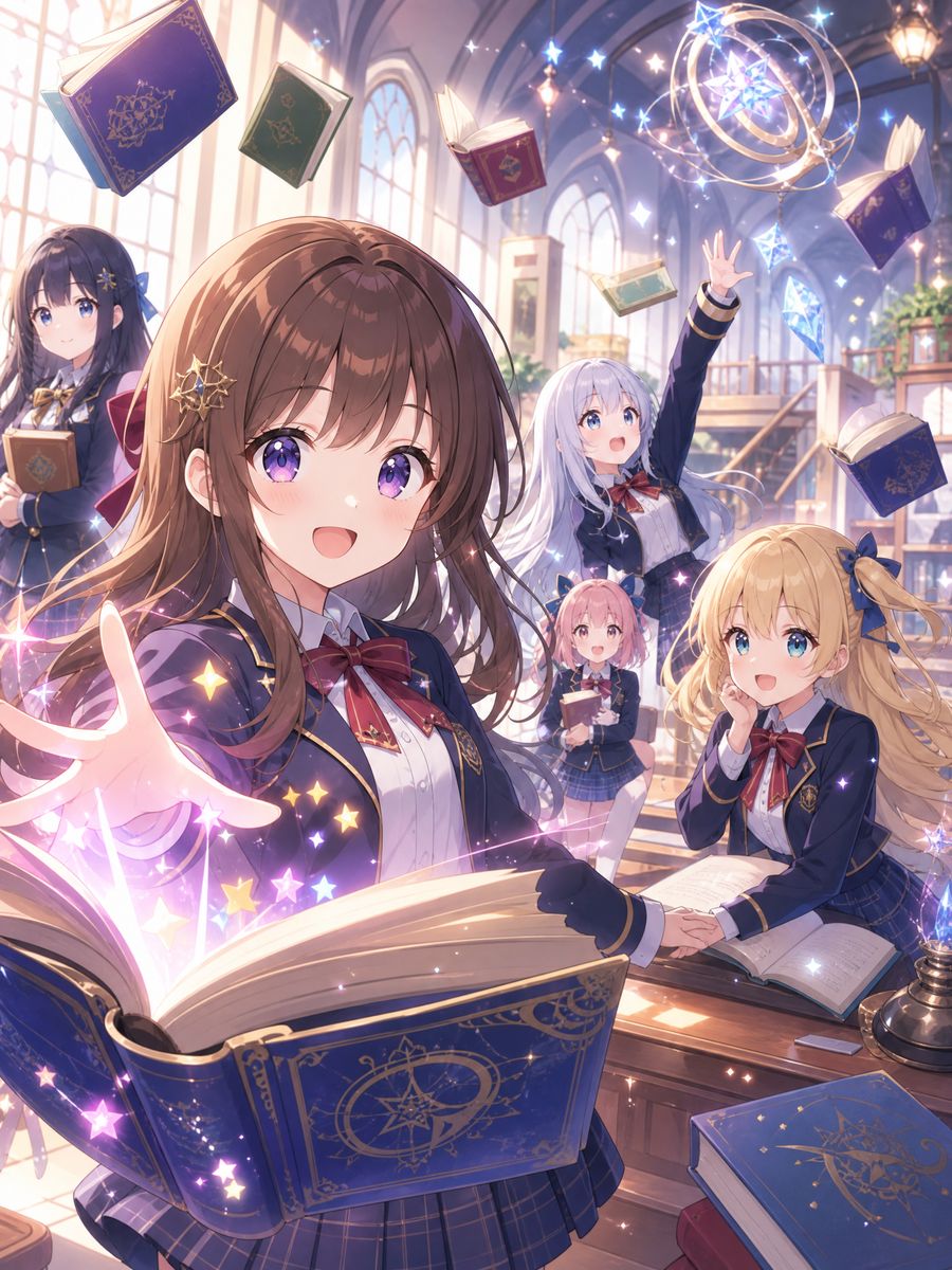 玩物社区动漫教程-魔法学院少女觉醒篇